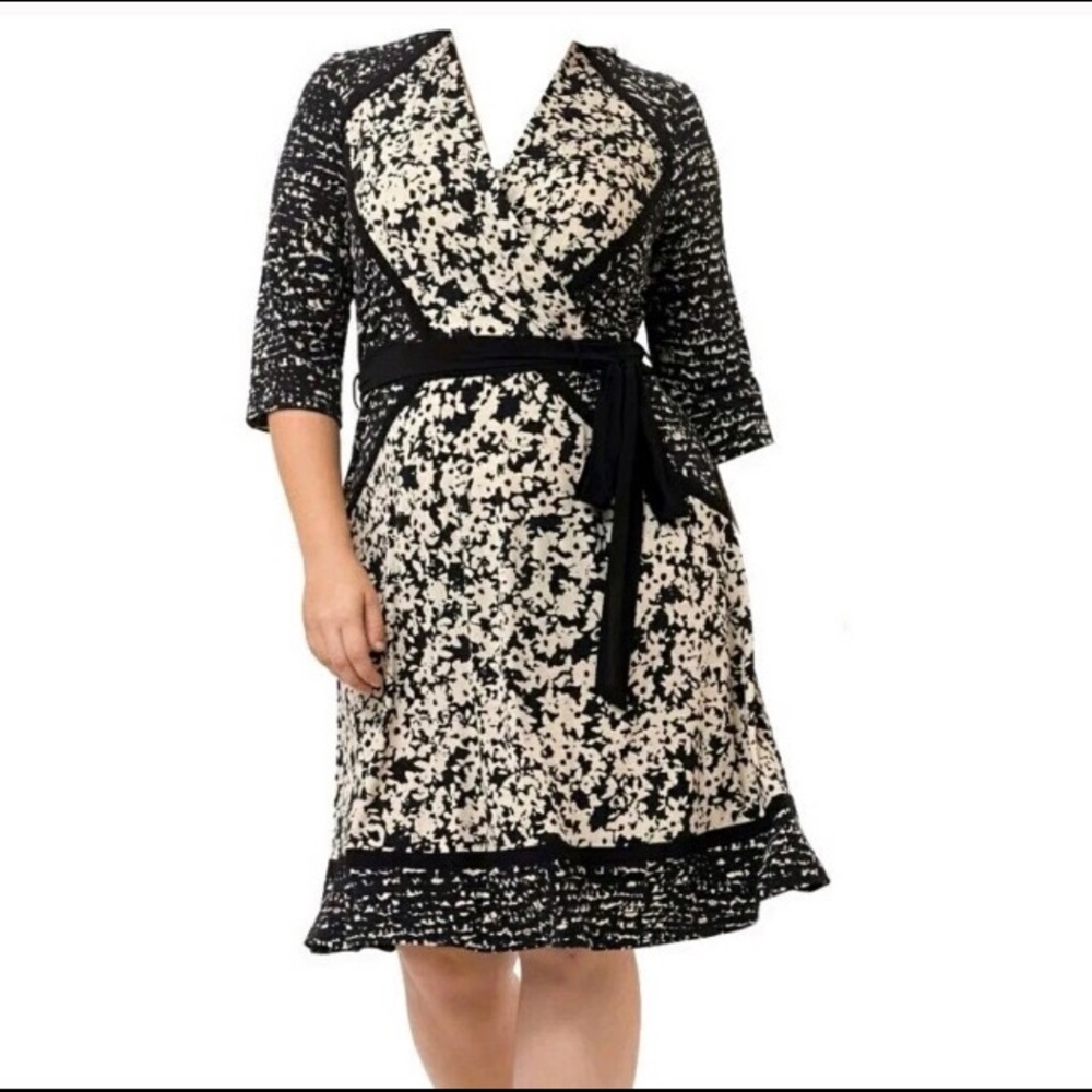 Taylor Dresses Faux Wrap Dress